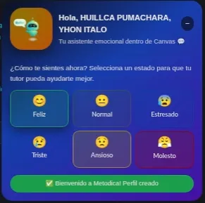 Extensión de Metodika para Canvas